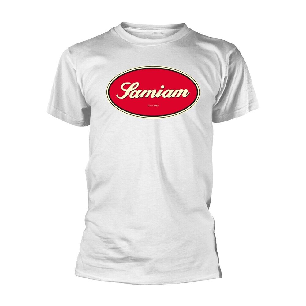 SAMIAM - OVAL LOGO - WHITE (ORGANIC TS) WHITE T-Shirt X-Large