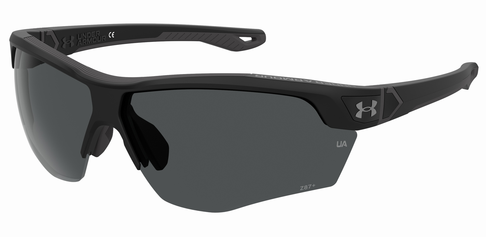 Occhiali da Sole Under Armour UA YARD DUAL Black/Grey Oleophobic Cat. 76/5/125