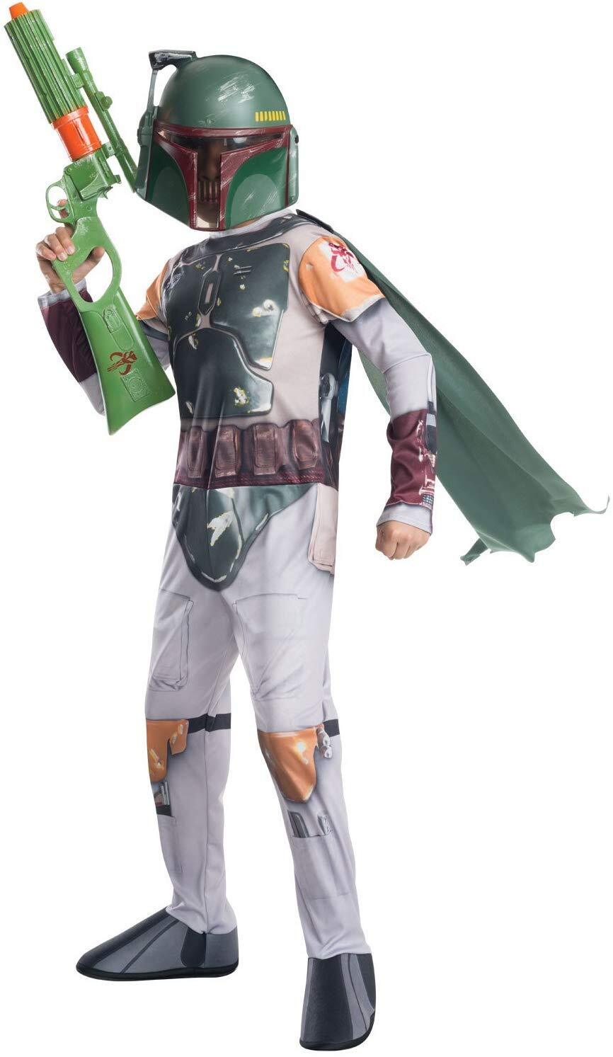 Bristol Novelty-610701-M Star Wars Boba Fett Costume Bobba Ftt Classic Infantil