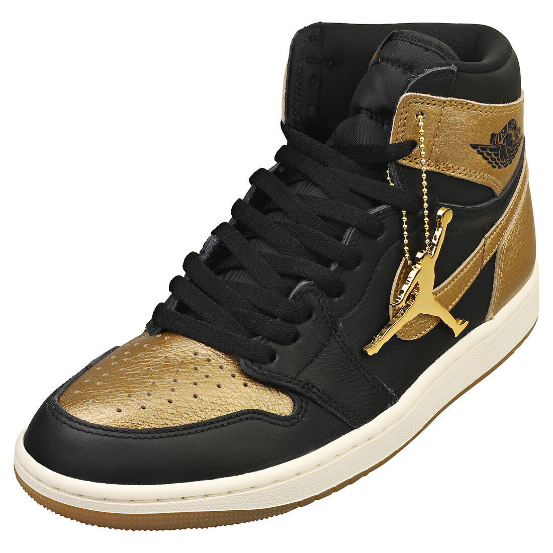 Nike Air Jordan 1 Retro High Og Uomo Black Gold Formatori  - 42.5 EU
