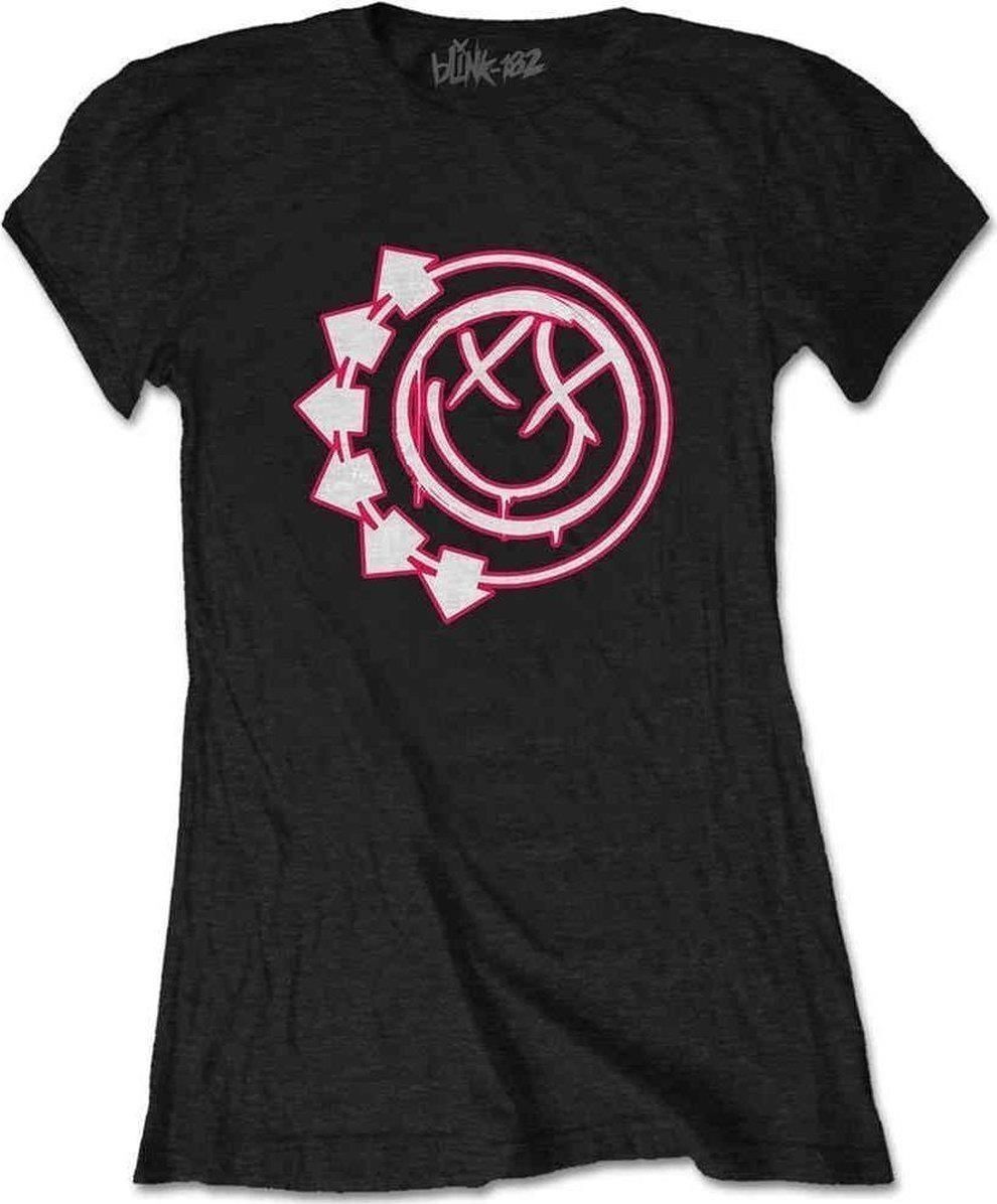 Abbigliamento Blink-182: Six Arrow Smiley (T-Shirt Donna Tg. M)