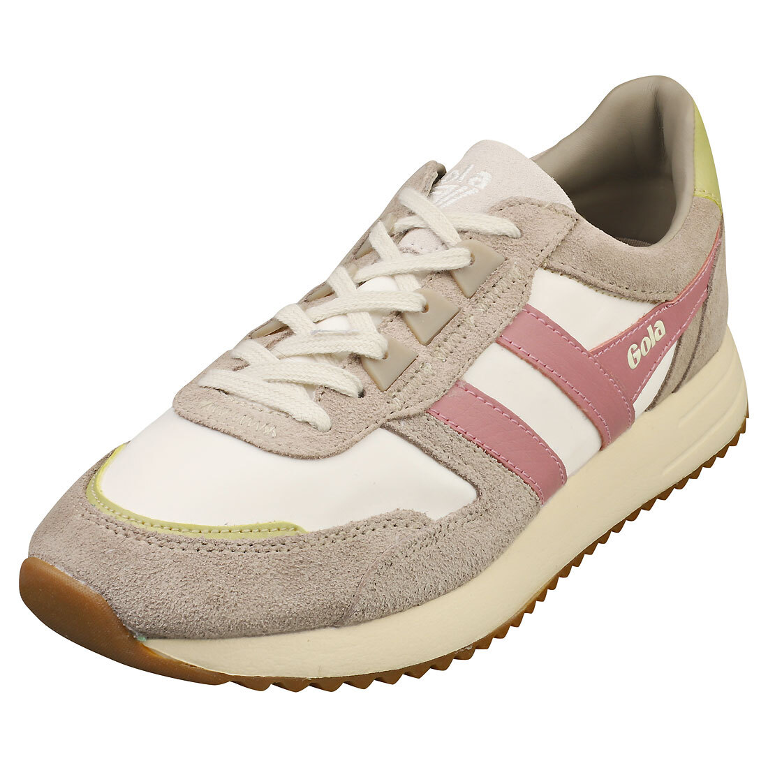 Gola Chicago Donna Off White Green Formatori  - 39 EU
