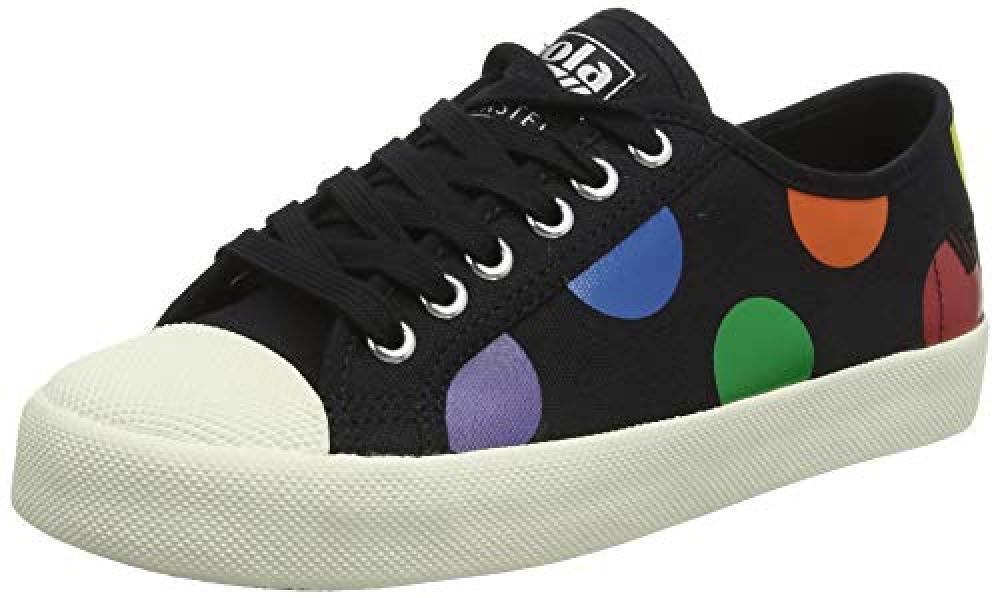 (TG. 36 EU) Gola Coaster Spot, Sneaker Donna, Nero Black Multi Bz, 36 EU - NUOVO