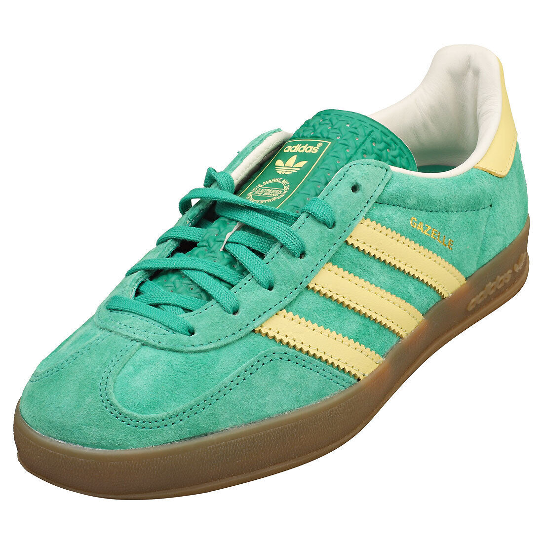 adidas Gazelle Indoor Uomo Green Yellow Formatori  - 38 EU