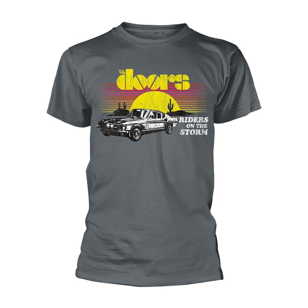 DOORS, THE - RIDERS ON THE STORM GREY T-Shirt X-Large