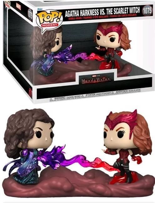 7412297 Merchandising Marvel: Funko Pop! Moment - Wandavision - Wanda Vs Agatha