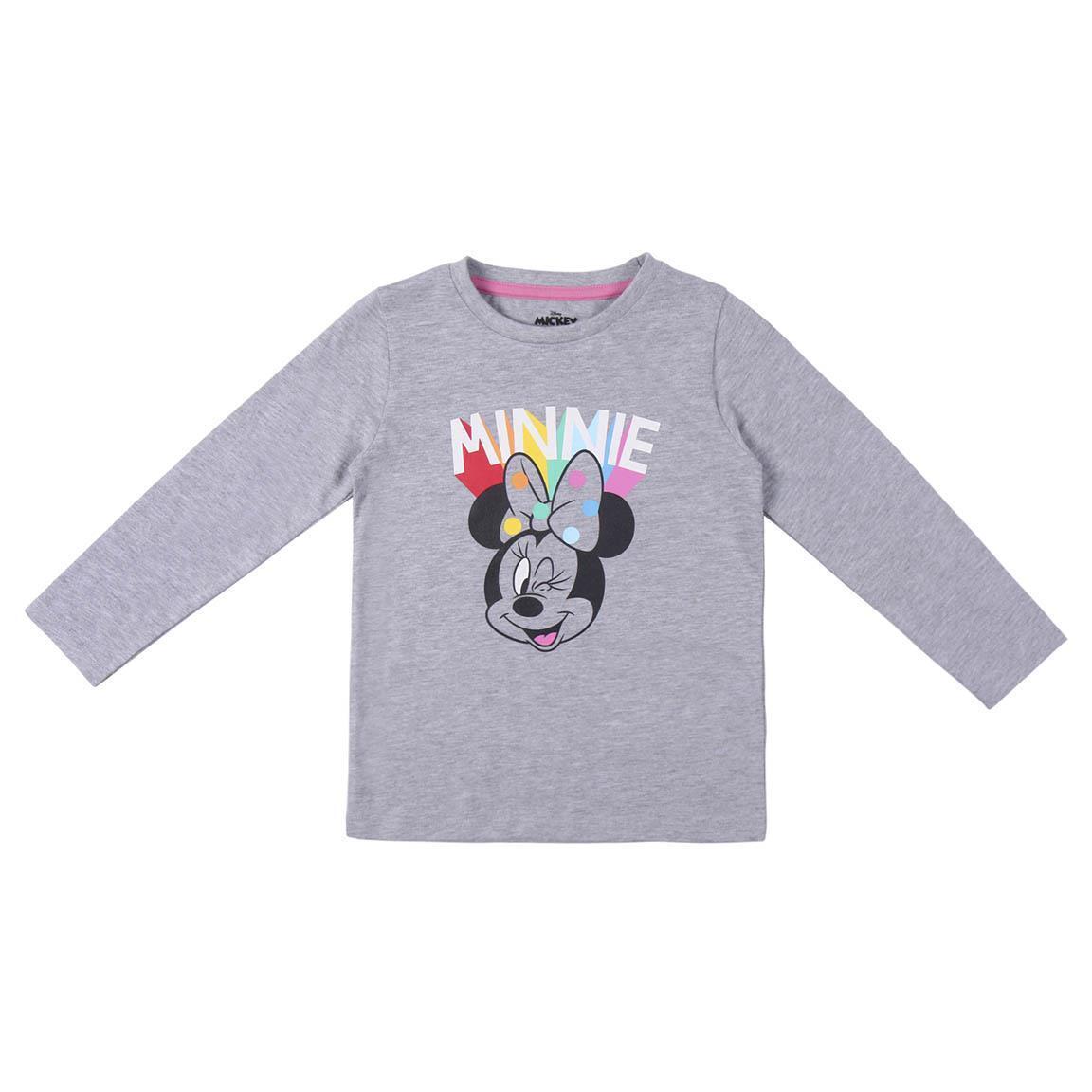 T-shirt Manica Larga Single Jersey Minnie GRIGIO - 2 Anni | FEMMINA CERDà