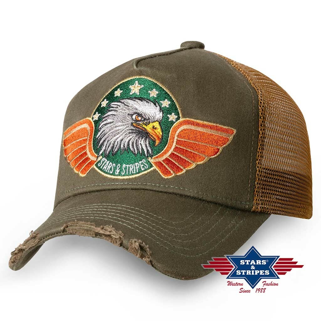 Ref TC Aquila Cappello Western Stars And Stripes Uomo Donna