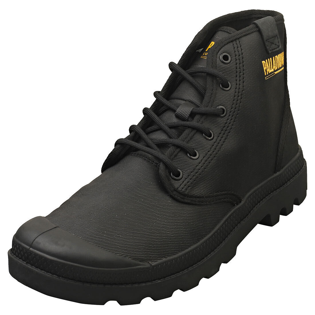 Palladium Pampa Hi Coated Unisex Black Formatori Casuale - 38 EU