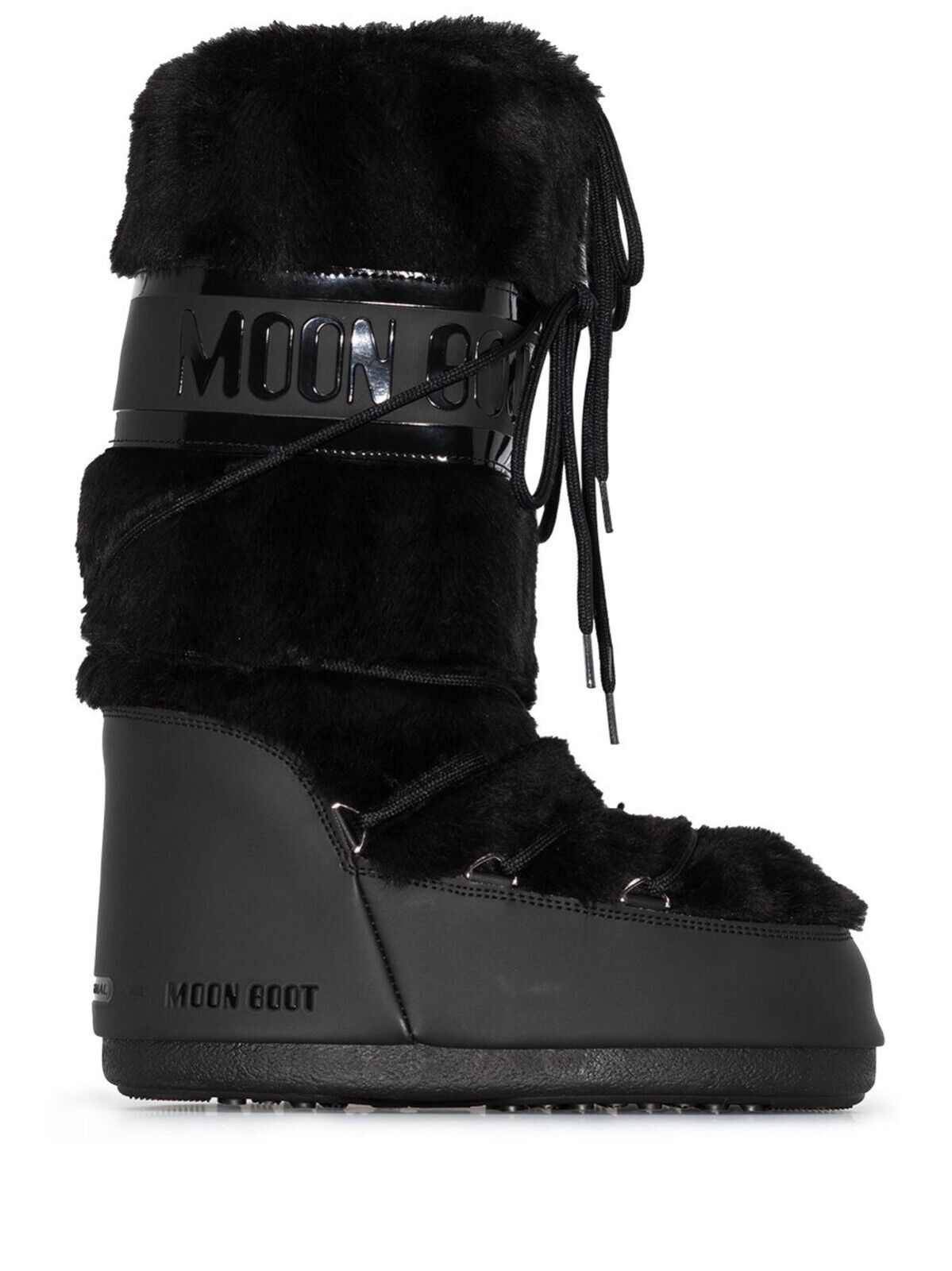 MOON BOOT CLASSIC FAUX FUR DONNA COLORE NERO COD. 140890 TG. 39/41
