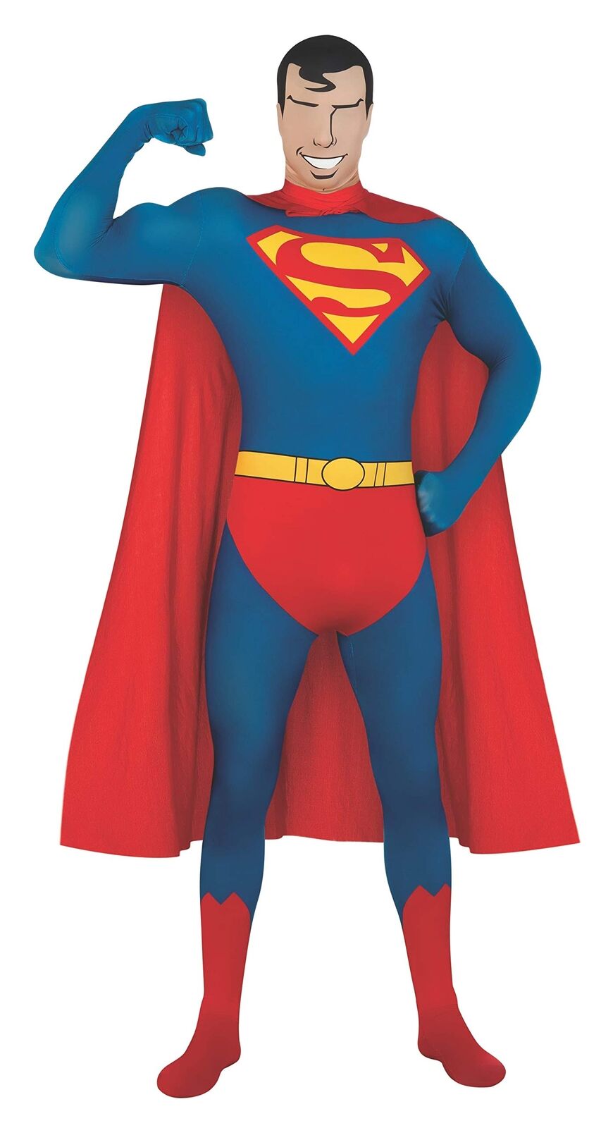 Rubie's 880520M Superman Costume Superman Full-Body Stretch Costume, Medium, Men
