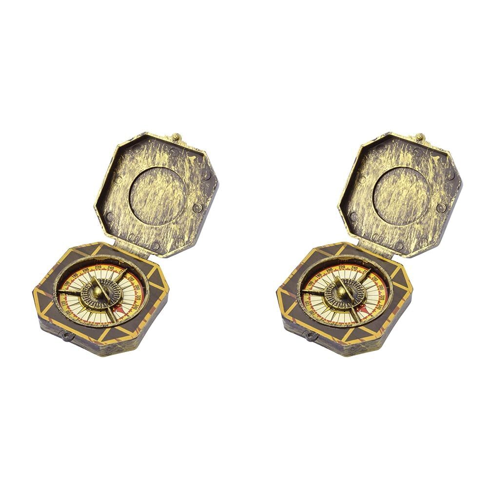 Bristol Novelty BA1315 Pirate Compass for Fancy Dress, Unisex-Adult, One Size On