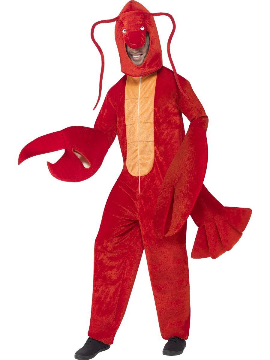 Smiffys Lobster Costume, Red