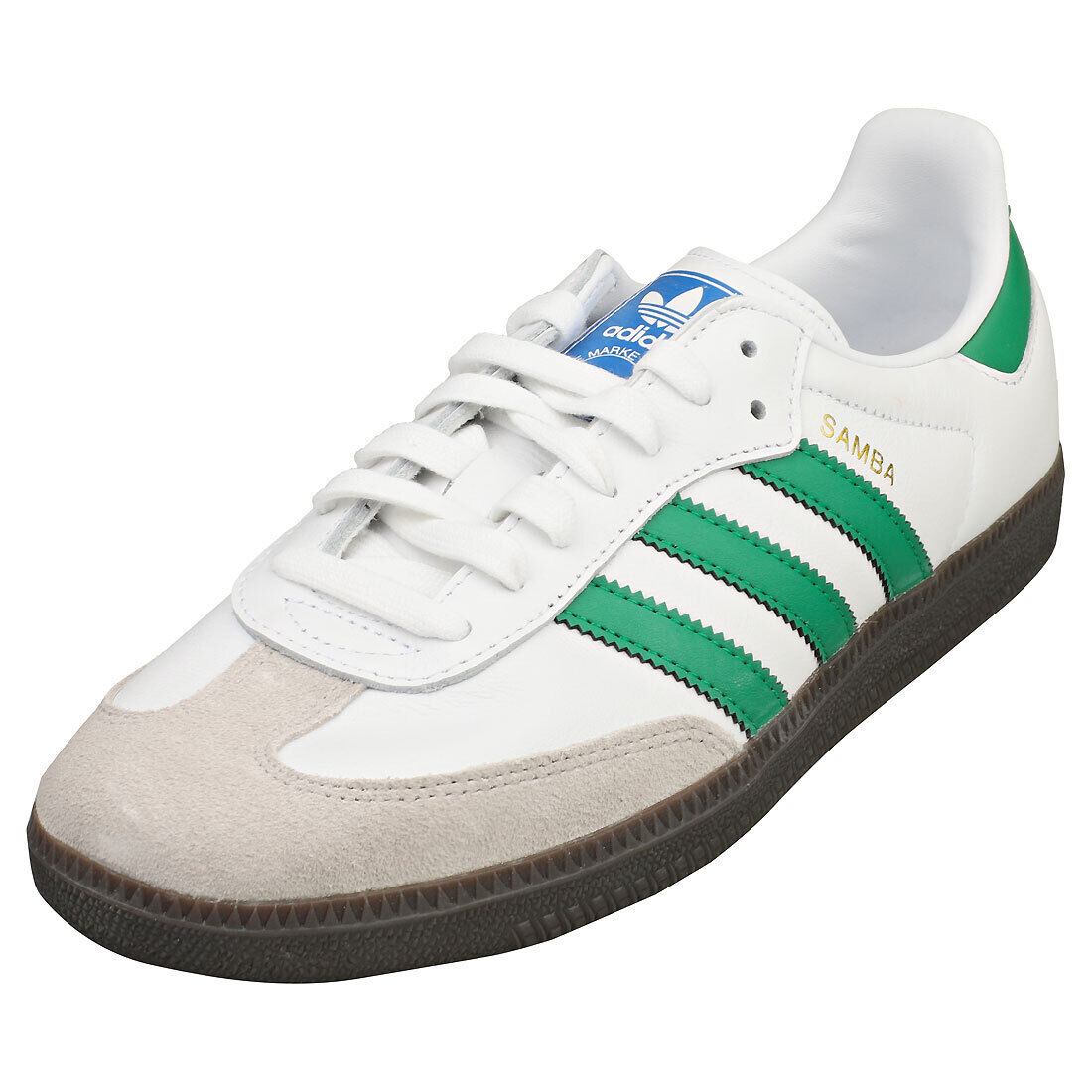 adidas Samba Og Uomo White Green Formatori Casuale - 42 EU