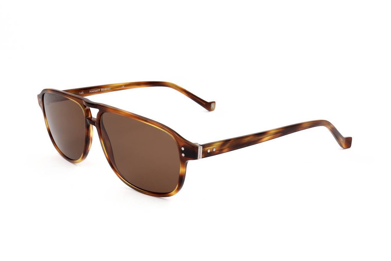 Occhiali da Sole Hackett Bespoke HEB210 147 BROWN HORN 56/13/145 Uomo