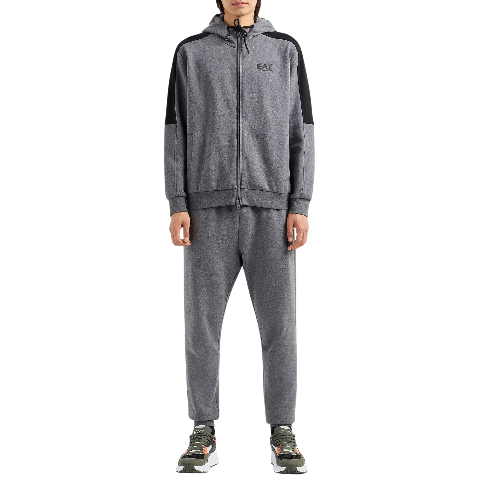 Ea7 Emporio Armani Tuta da Uomo Visibility Grigia Taglia S Codice 6DPV66PJVTZ...