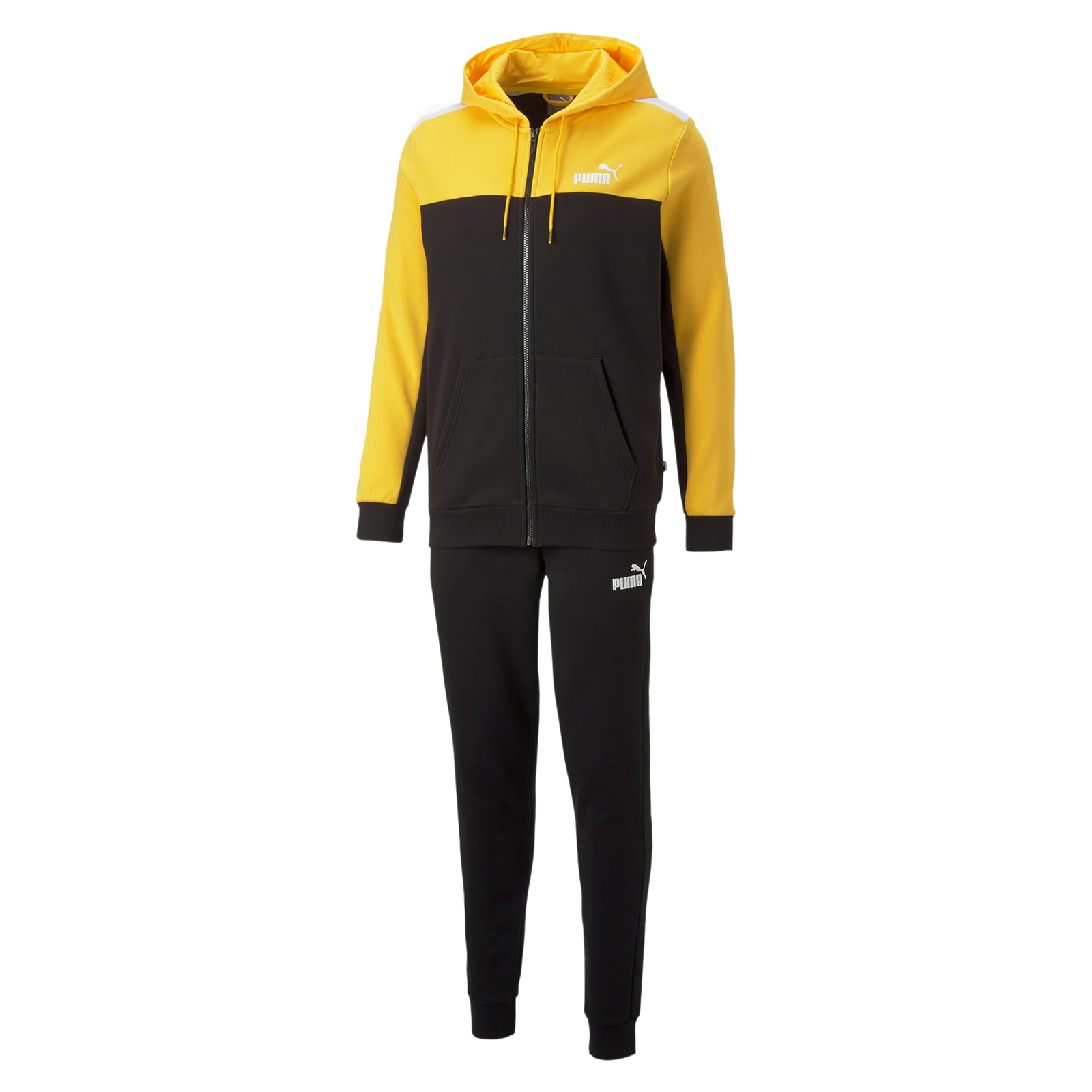 Puma Tuta da Uomo Essentials+ Colourblock Nero Taglia S Codice 670037-51 - 9M