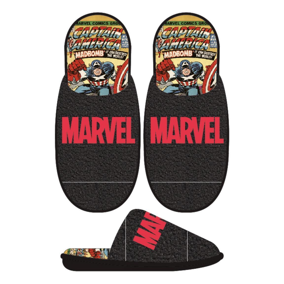 Pantofole Aperta Marvel NERO - T38/39 | MASCHIO CERDà