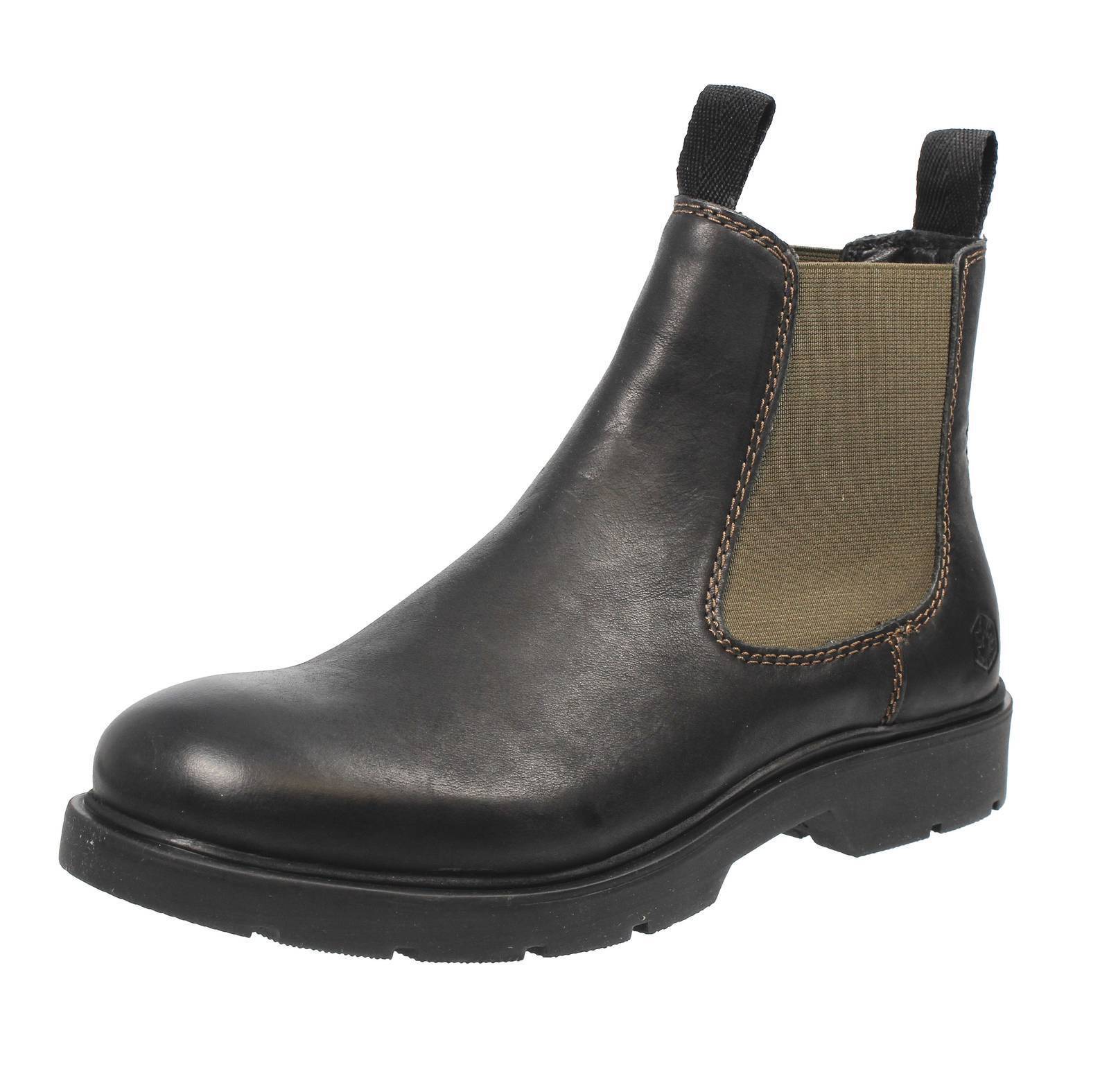Lumberjack Charlie - Chelsea Boots In Pelle Nero - Taglia 40 [25.7cm] Scarpe