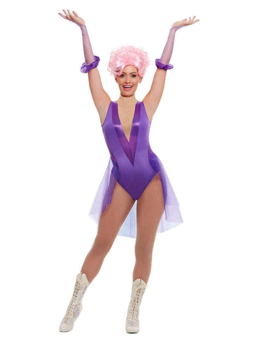 Smiffys Trapeze Artist Costume, Purple (Size XS)