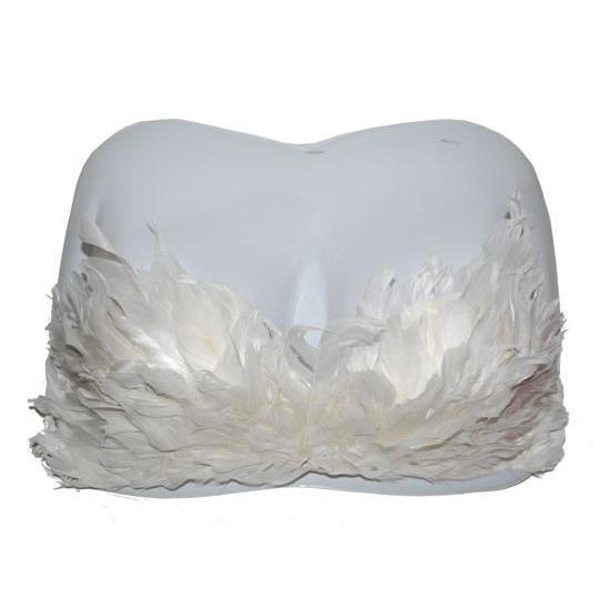 REGGISENO ANGELO PIUME BIANCHE