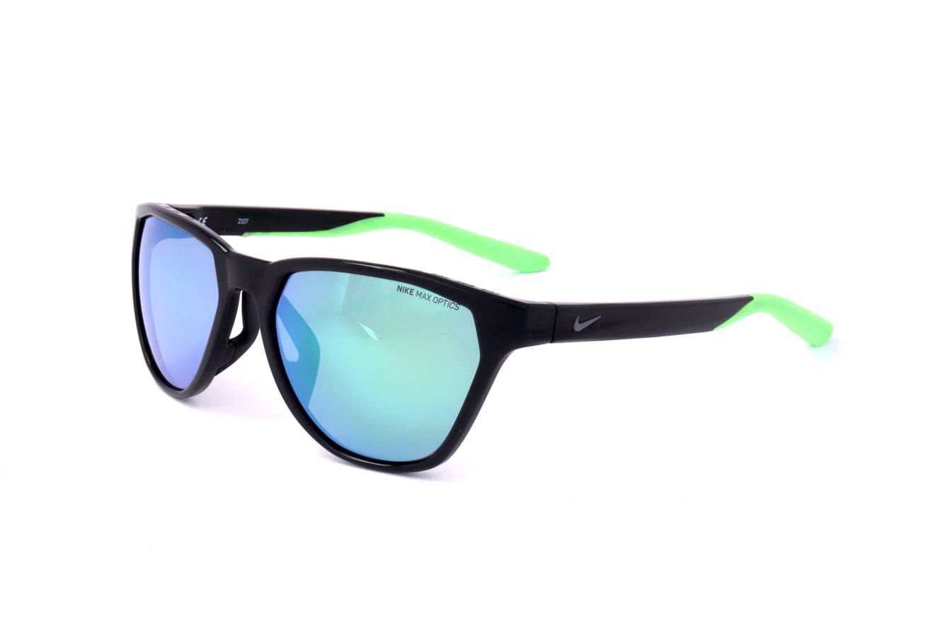 Occhiali da Sole Nike MAV RISEMDQ0870 012 MATTE BLACK/GREY/GREEN 56/18/145