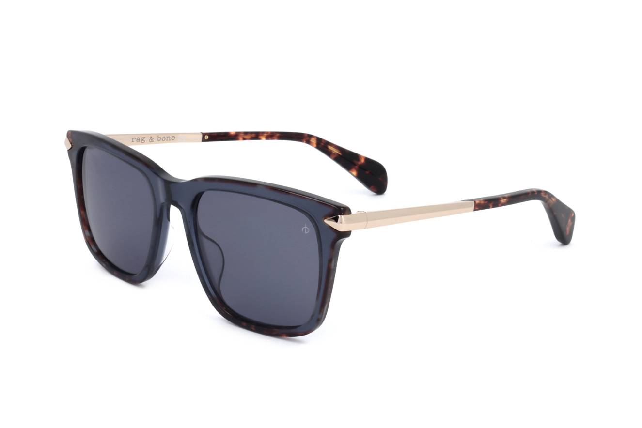 Occhiali da Sole Rag & Bone RNB5044/S JBW BLUE HAVANA 53/19/145 Uomo