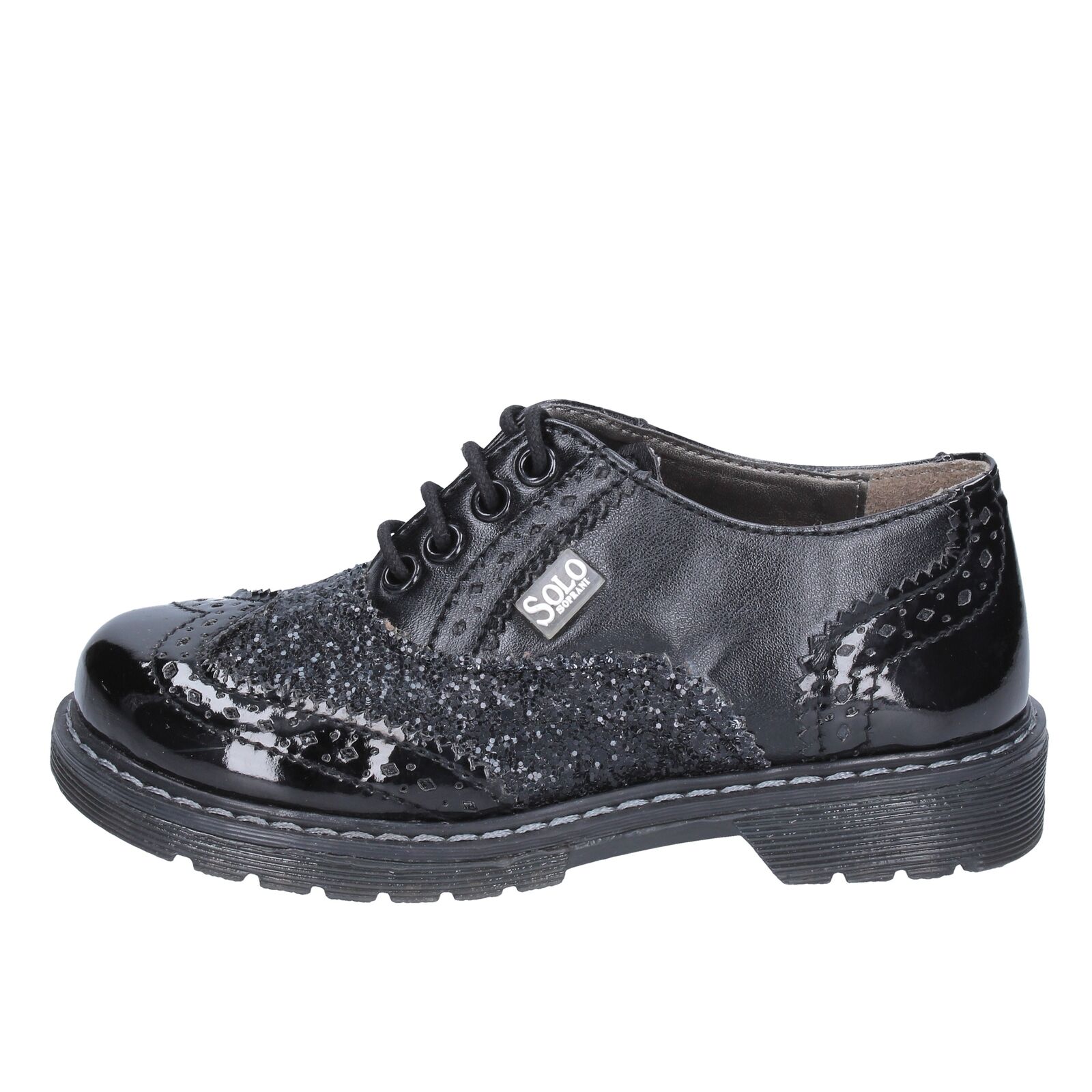 Scarpe bambina SOLO SOPRANI 32 EU classiche nero glitter pelle BT296-32