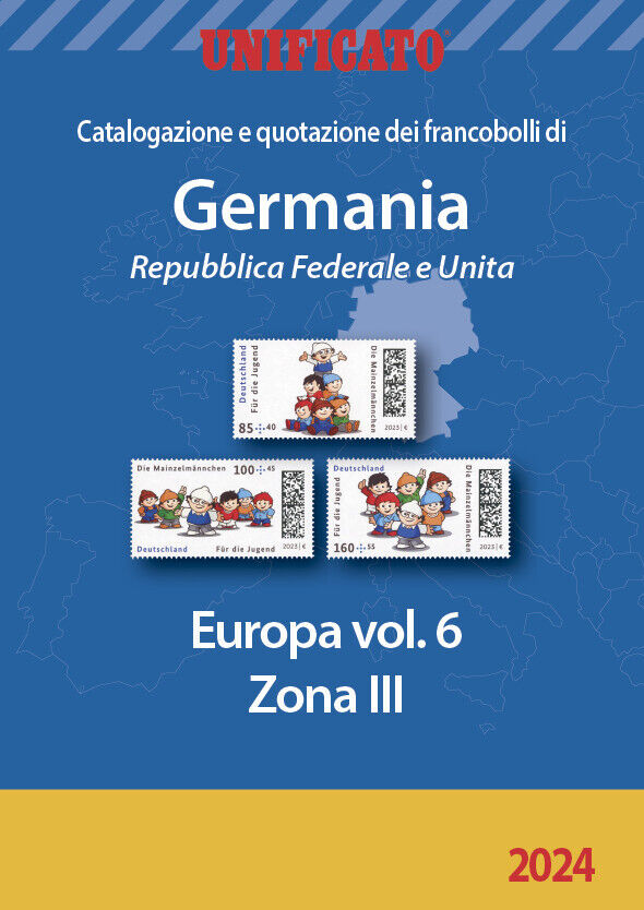UNIFICATO CATALOGO FRANCOBOLLI EUROPA VOLUME 6 ZONA III - GERMANIA 2024 NUOVO