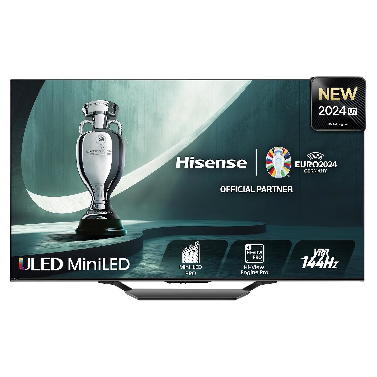 Hisense Smart TV 55" 4K UHD ULED MiniLED Vidaa DVBT2/C/S2 Classe E Nero 55U79NQ