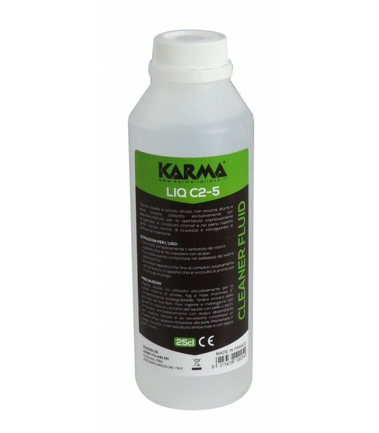 KARMA LIQ C2-5 LIQUIDO PULIZIA PER MACCHINA DEL FUMO NEBBIA E HAZER