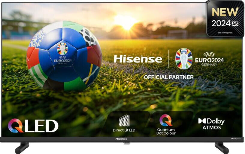 Hisense Smart TV 32" Full HD QLED Vidaa Dolby Atmos HDMI Classe F Nero 32A59NQ