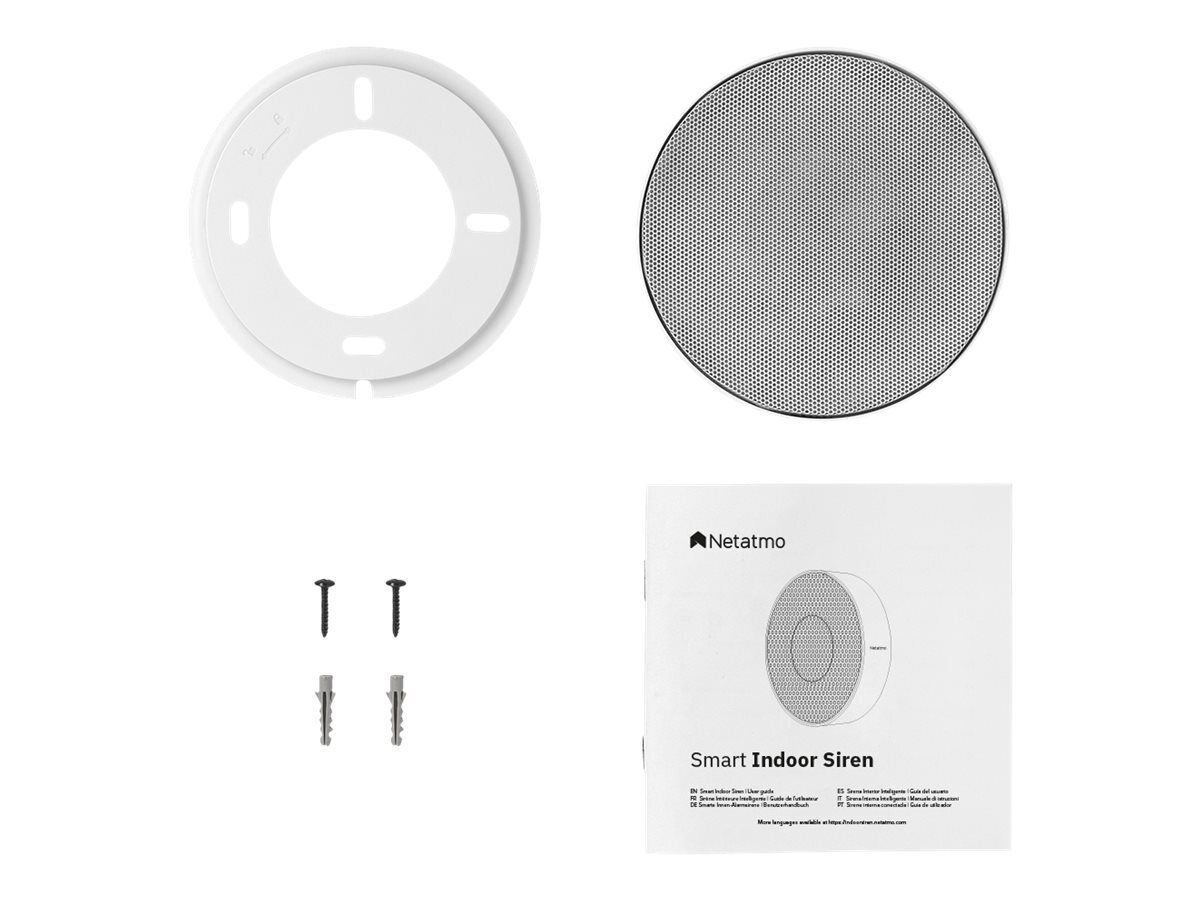 Netatmo Smart Indoor Siren wireless Bluetooth Bluetooth Home Automation NIS01-DE