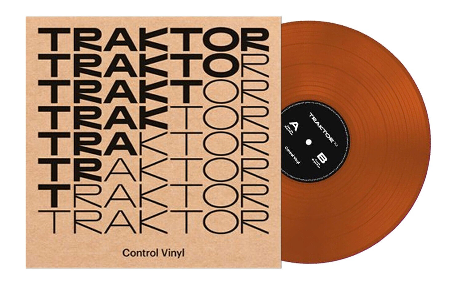 Native Instruments Traktor Scratch Control Vinyl MKII ORANGE TIMECODE