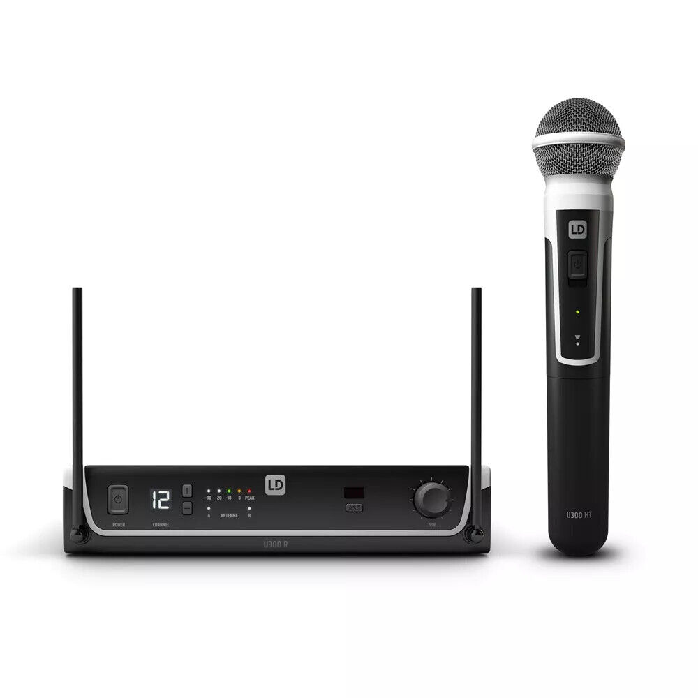 LD SYSTEMS U306 HHD Microfono palmare wireless 12 ch. 100 m. portata 6 bande