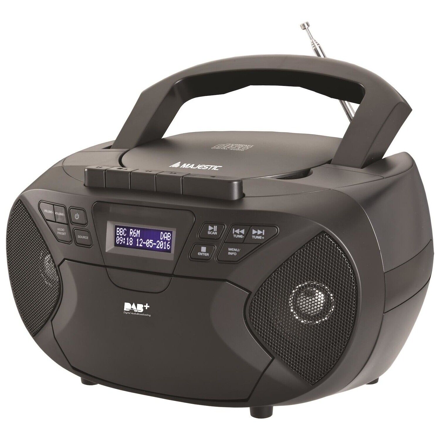 Radioregistratore Majestic AH-2430 colore nero