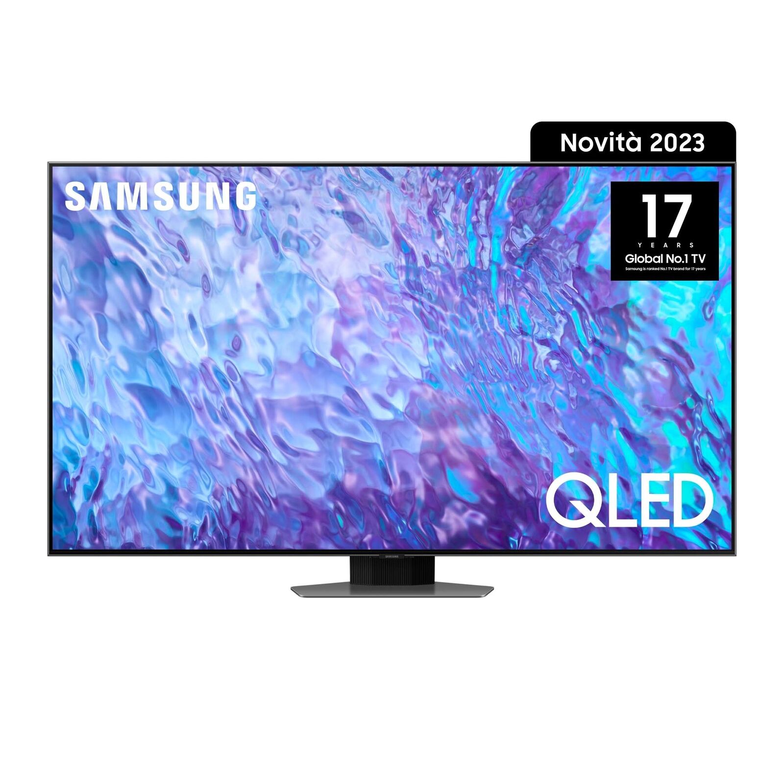 Samsung Series 8 TV QE98Q80CATXZT QLED 4K, Smart TV 98" Processore Neural Quantu