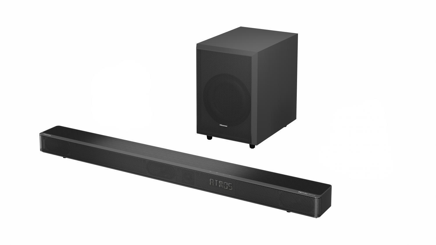 Soundbar 3.1.2 Canali 360W con Subwoofer Wireless Bluetooth Nero AX3120G Hisense