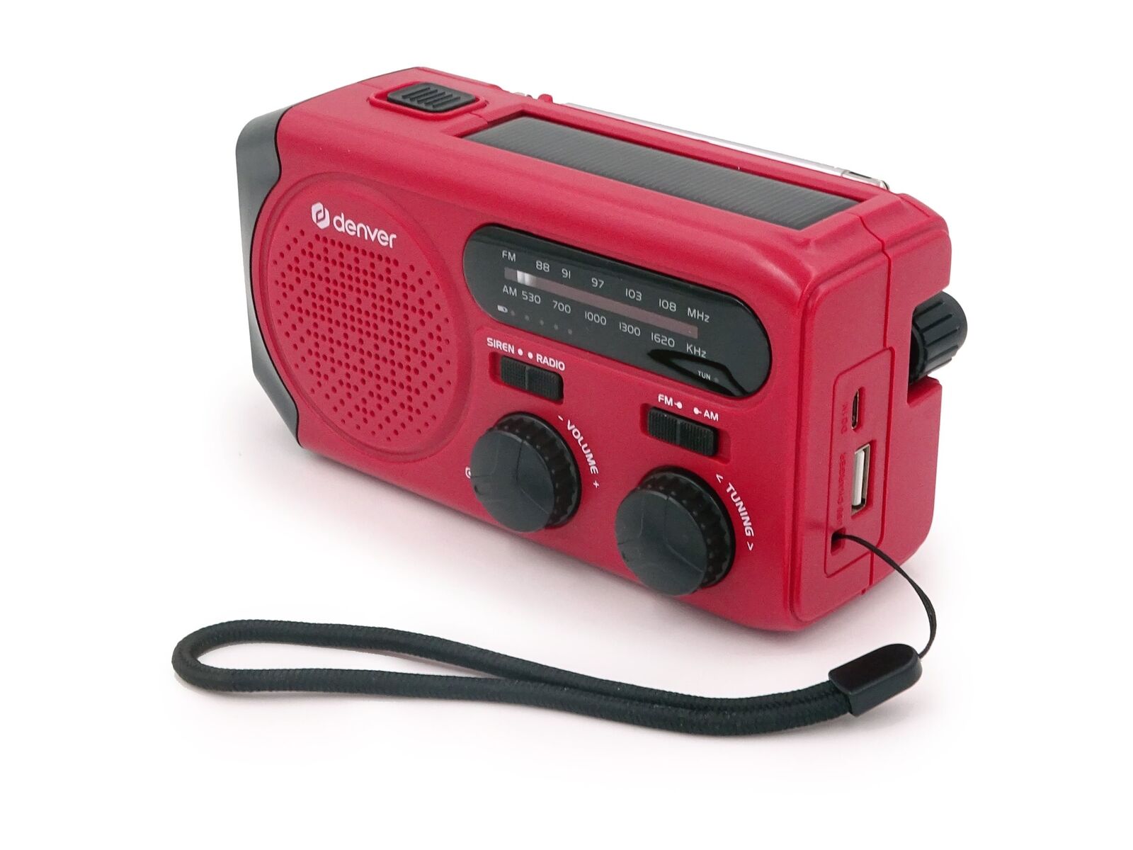 DENVER SCR-2010 Portable radio Rot Radio SCR2010