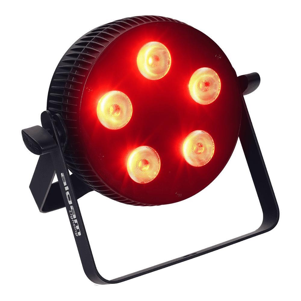 Algam Lighting Proiettore DJ SLIMPAR 510 Quad Led Floodlight Nero 18700123