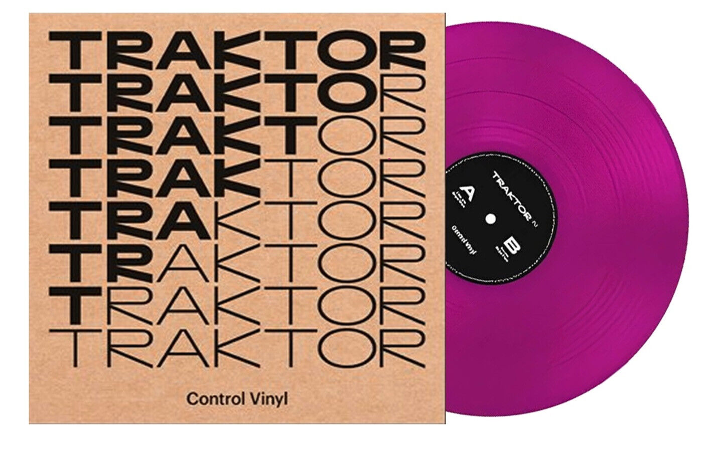 Native Instruments Traktor Scratch Control Vinyl MKII NEON PINK TIMECODE