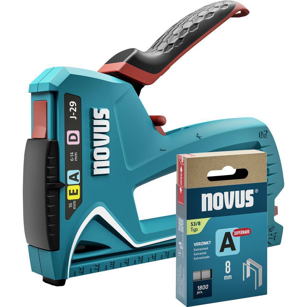 Novus Tools J-29 030-0460 Graffettatrice a mano Tipo graffette tipo 53F, tipo