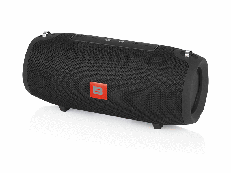 Nuovo 2x 6W Bluetooth Altoparlante Audio Portatile Radio FM SD Slot AUX Boomb...