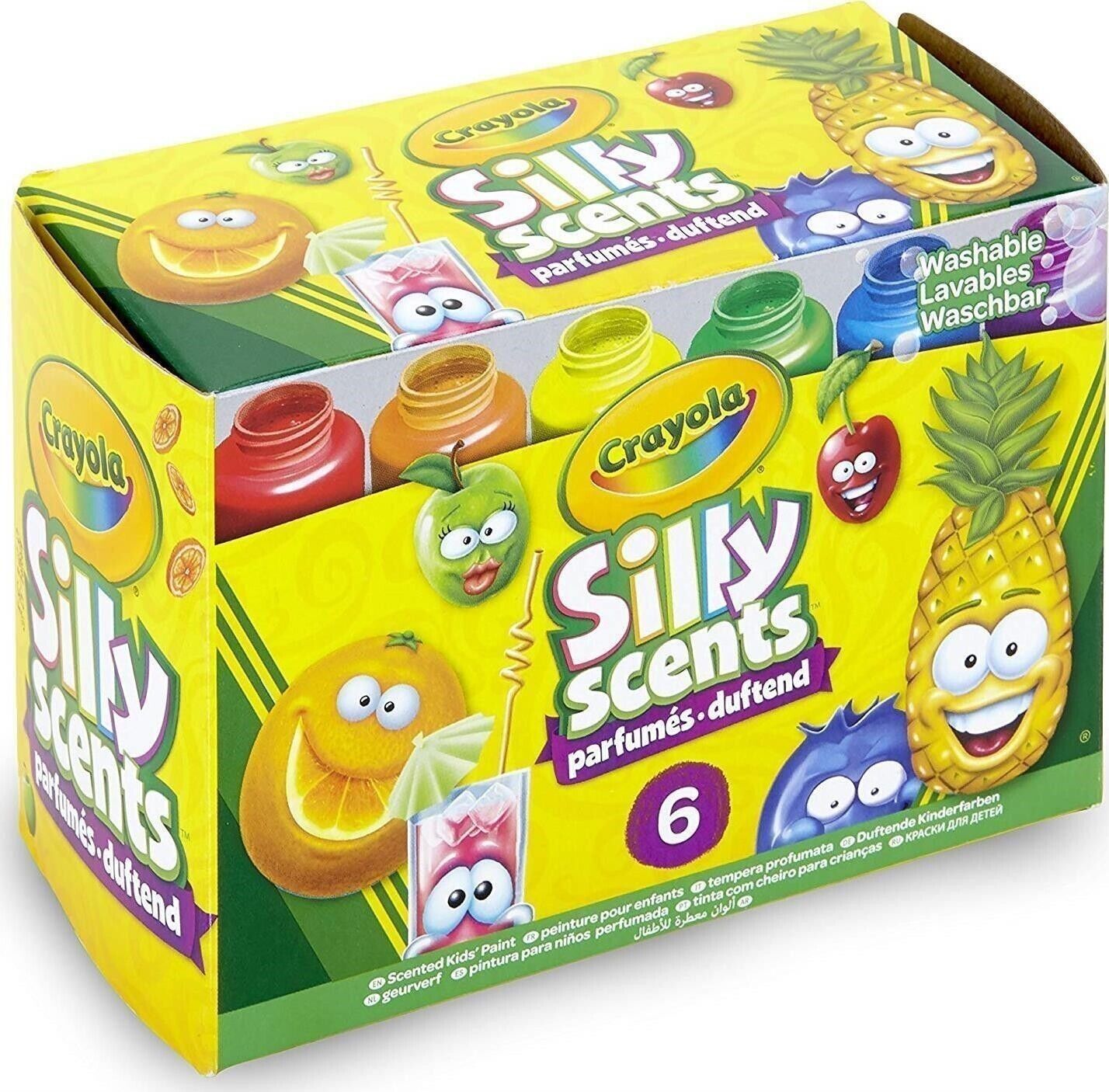 Crayola: I Profumelli - 6 Tempere Lavabili Profumate -