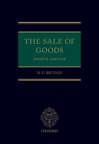 Michael Bridge The Sale of Goods (Copertina rigida)