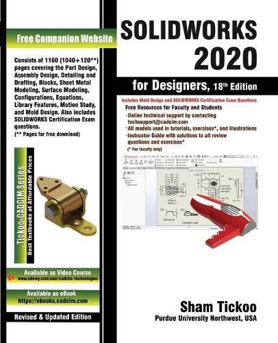 Prof Sham Tickoo SOLIDWORKS 2020 for Designers, 18th Edition (Tascabile)