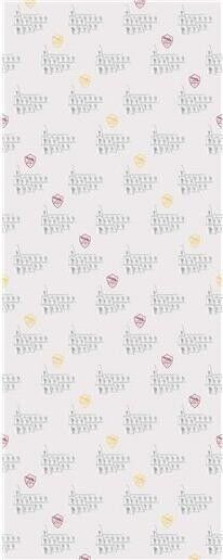 Calcio: Imagicom - Wpaprom203 - Roma Pattern We Are Roma Wall Stickers 200X254