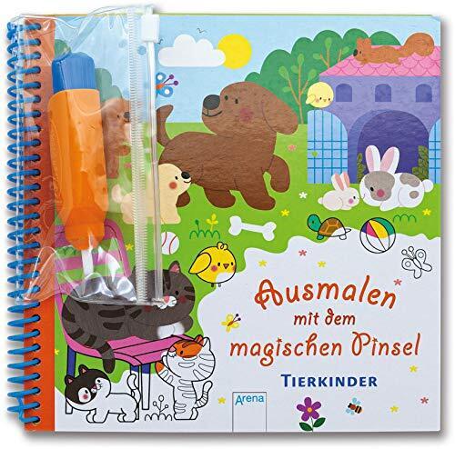 Sophie Ledesma  Ausmalen mit dem magischen Pinsel. Tierkinder: Malbu (Tascabile)