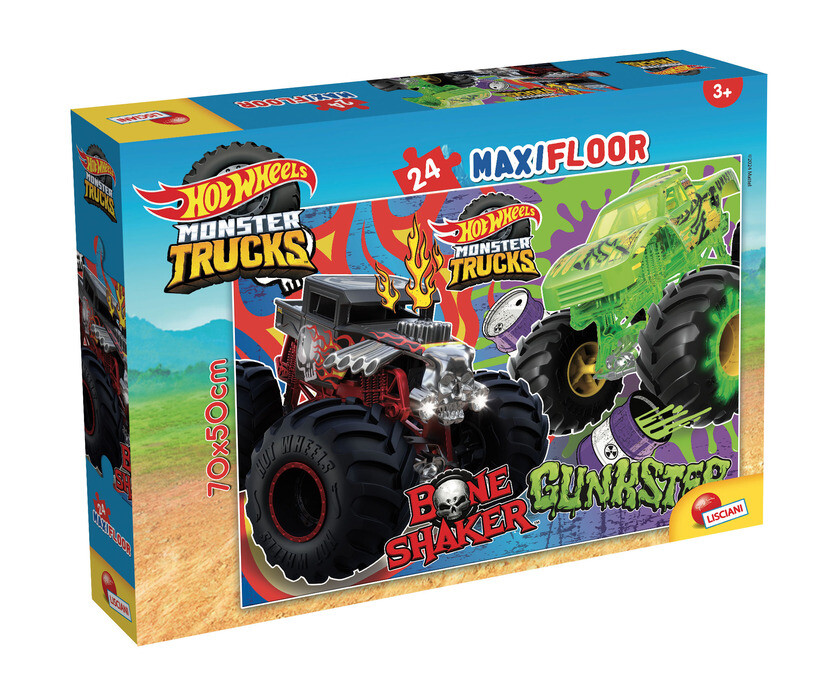 HOT WHEELS PUZZLE MAXIFLOOR 24 -  8008324104789