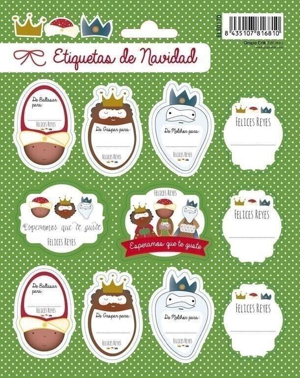 Grupo Erik: Felices Reyes (Etichette Natalizie) -